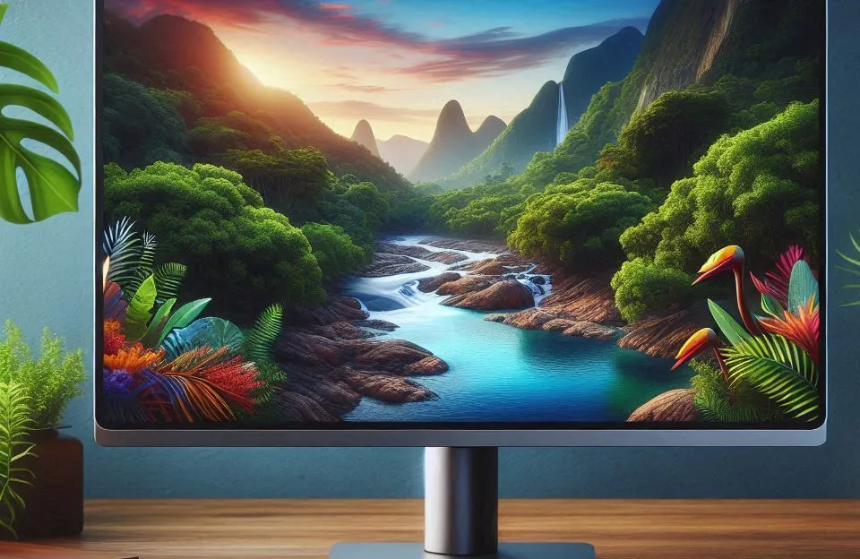 Monitor Uperfect 18,5 Polegadas 100% SRGB: Resolução FHD e Design Compacto
