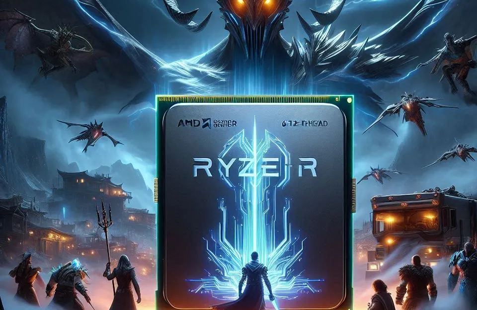 AMD Ryzen™ 5 9600X 6-Core, 12-Thread: Desempenho Impressionante para Gamers e Criadores de Conteúdo