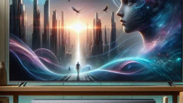 LG Sound Bar SNH5 600W RMS com DTS Virtual X e Sound Sync