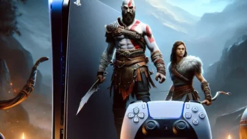 Console PlayStation 5 Slim 1 TB com Controle e God of War