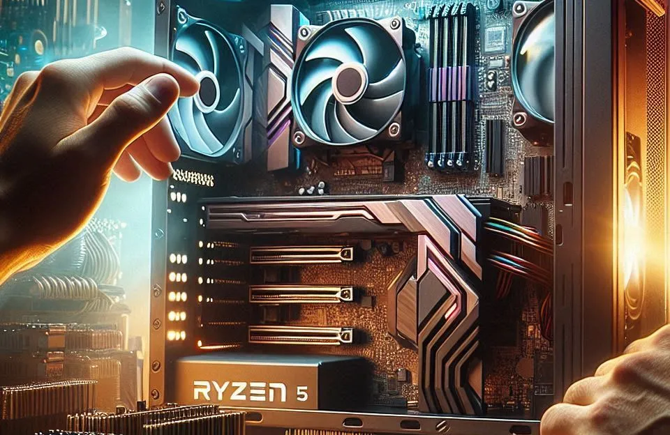 Monte seu PC: Ryzen 7 5700, RX 580, 16GB, 480GB SSD