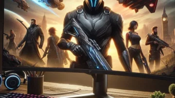 Monitor Acer Gamer Nitro ED240Q bi Tela Curva 23,6” 75Hz