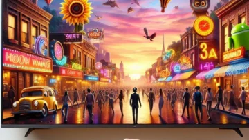 Smart TV HQ 43" Full HD Android 12 tela Slim