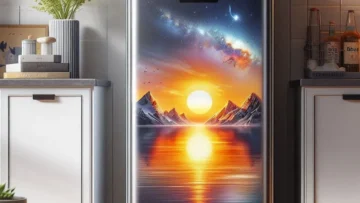 Frigobar 93L INOX 127V Midea com economia de energia