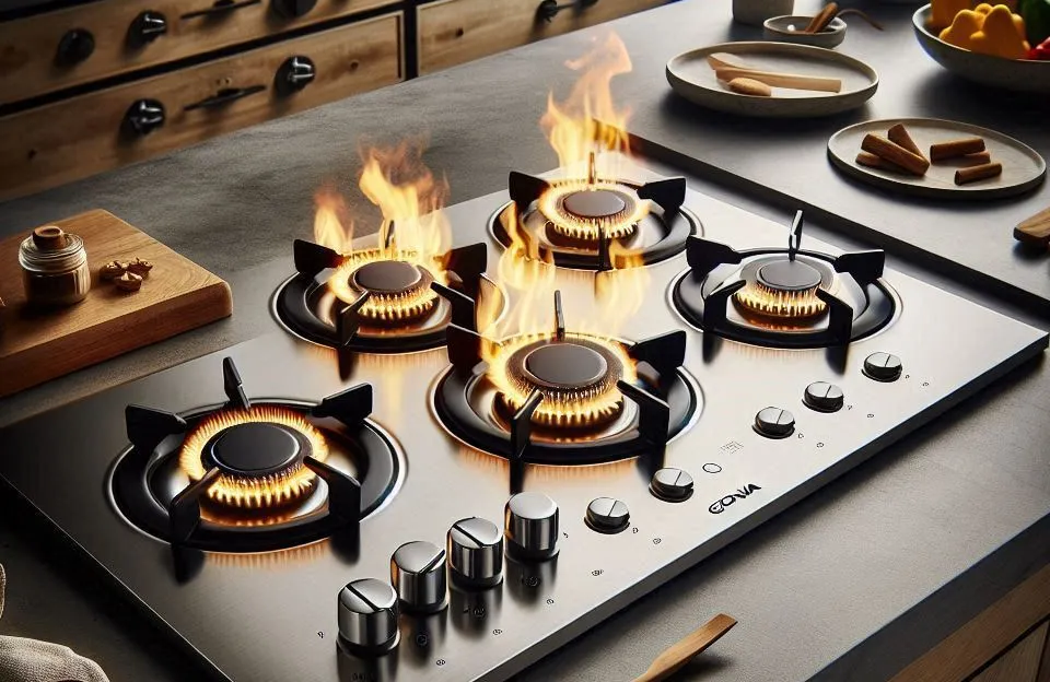 Cooktop Inox 4 Bocas - Potência e Praticidade para sua Cozinha