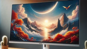 Monitor 23,8" LED Full HD Goldentec 120Hz HDMI/VGA Giratório 90º Branco
