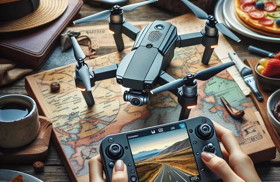 TENSSENX Drone GPS Dobrável com Câmera UHD 4K: Ideal para Iniciantes