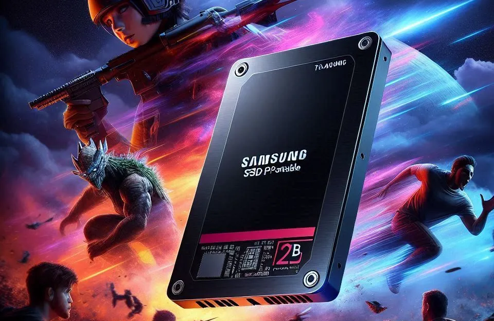 SAMSUNG SSD Portátil T7 Shield 2 TB: Velocidade e Resistência para Criadores de Conteúdo e Gamers