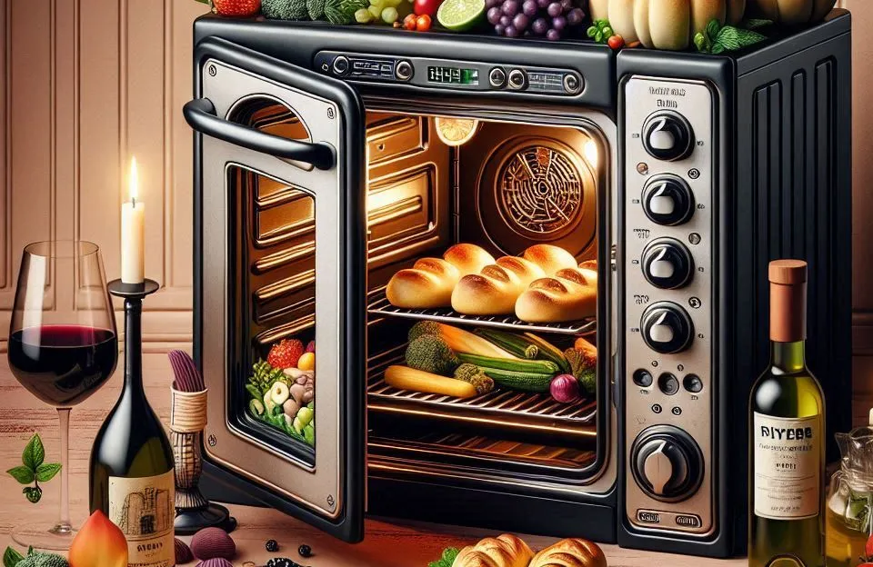 Kit Forno e Fryer French Door com Kit para Vinho Oster