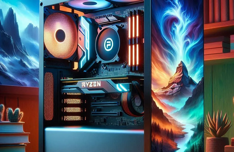 Monte seu PC: Ryzen 5 8400F, RTX 3050, 16GB, 480GB SSD