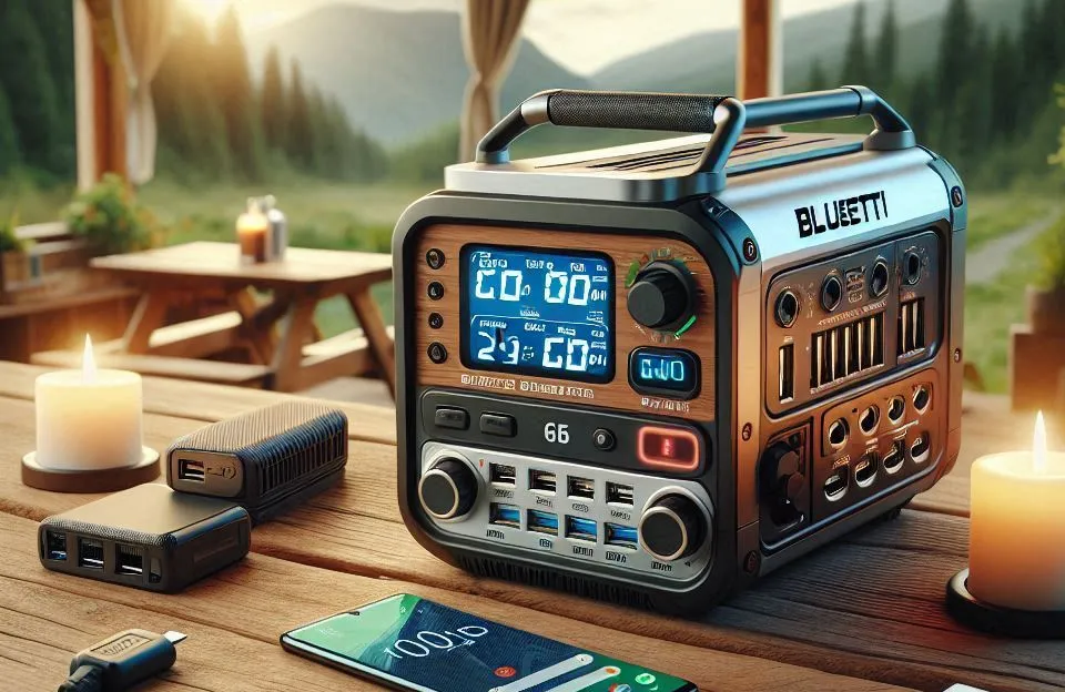 BLUETTI AC50B: Gerador Portátil com 700W e USB-C de 65W