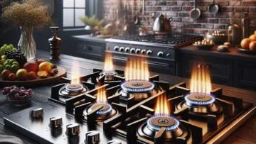 Cooktop GF75X à gás com 5 bocas e tripla chama