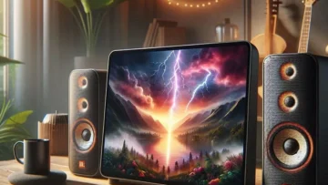 Alto-falante JBL Stage A125C com áudio estéreo potente