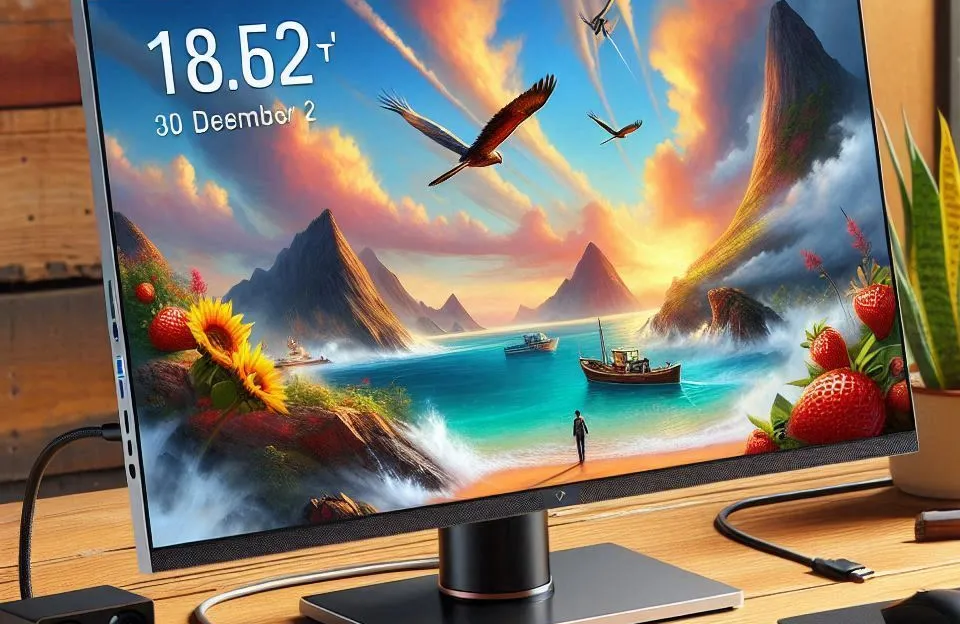 Monitor Portátil 18.5'' com USB-C e HDMI IPS FHD