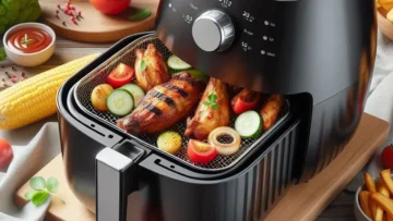 WAP Air Fryer Barbecue Digital 12 em 1 10L Antiaderente