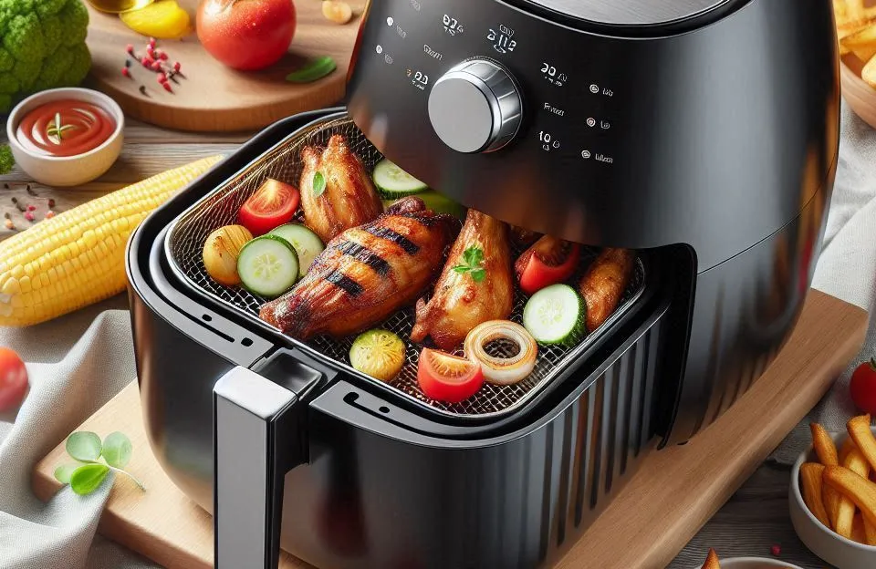 WAP Air Fryer Barbecue Digital 12 em 1 10L Antiaderente