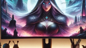 Monitor Gamer Mancer Valak VX3: 27 Pol, Curvo, 2K, 1ms, 180Hz, FreeSync