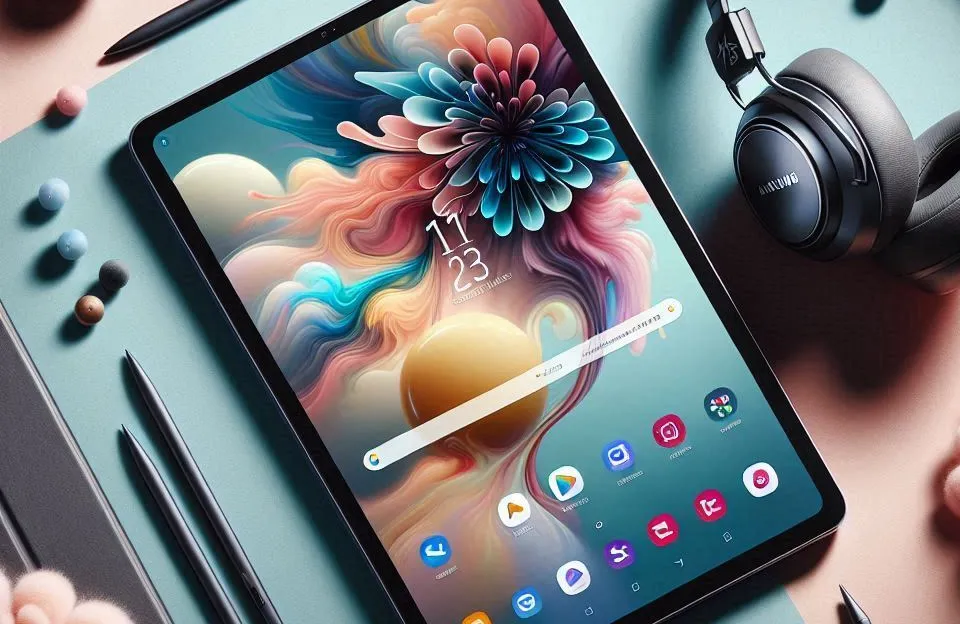 Samsung Galaxy Tab S6 Lite com S Pen e som AKG