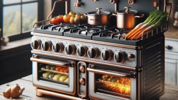 Fogão Brastemp 4 Bocas com prateleiras ajustáveis