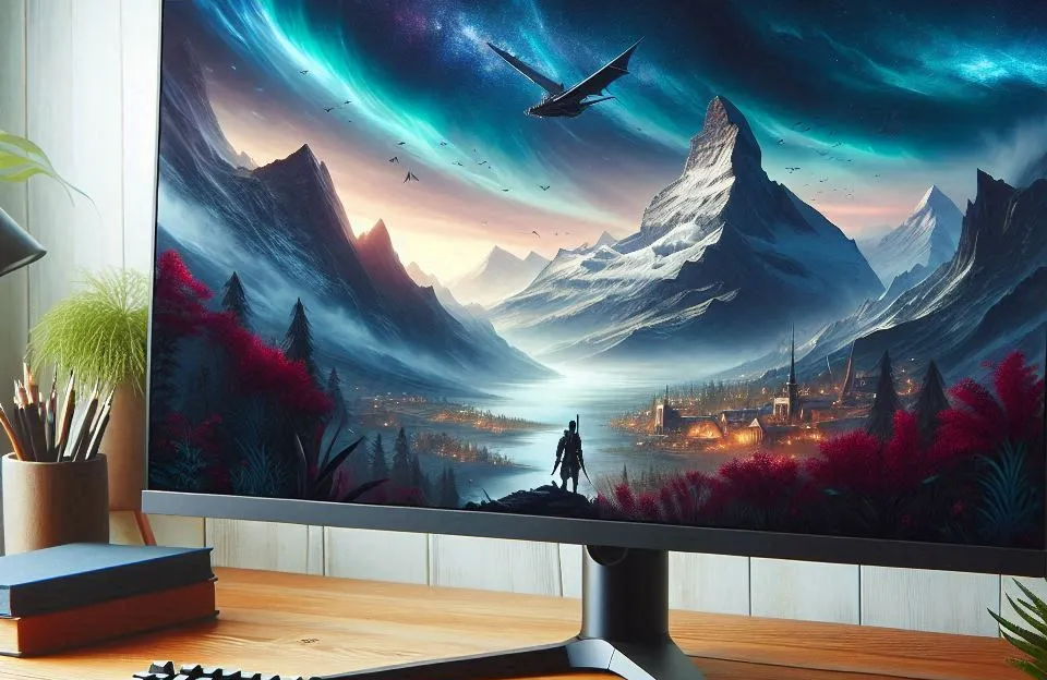 Monitor Gamer FYHXele 27 Pol com 240Hz e 1ms