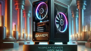 Nobreak Gamer NHS 600VA Mini Senoidal Preto: Proteção e Desempenho para Gamers
