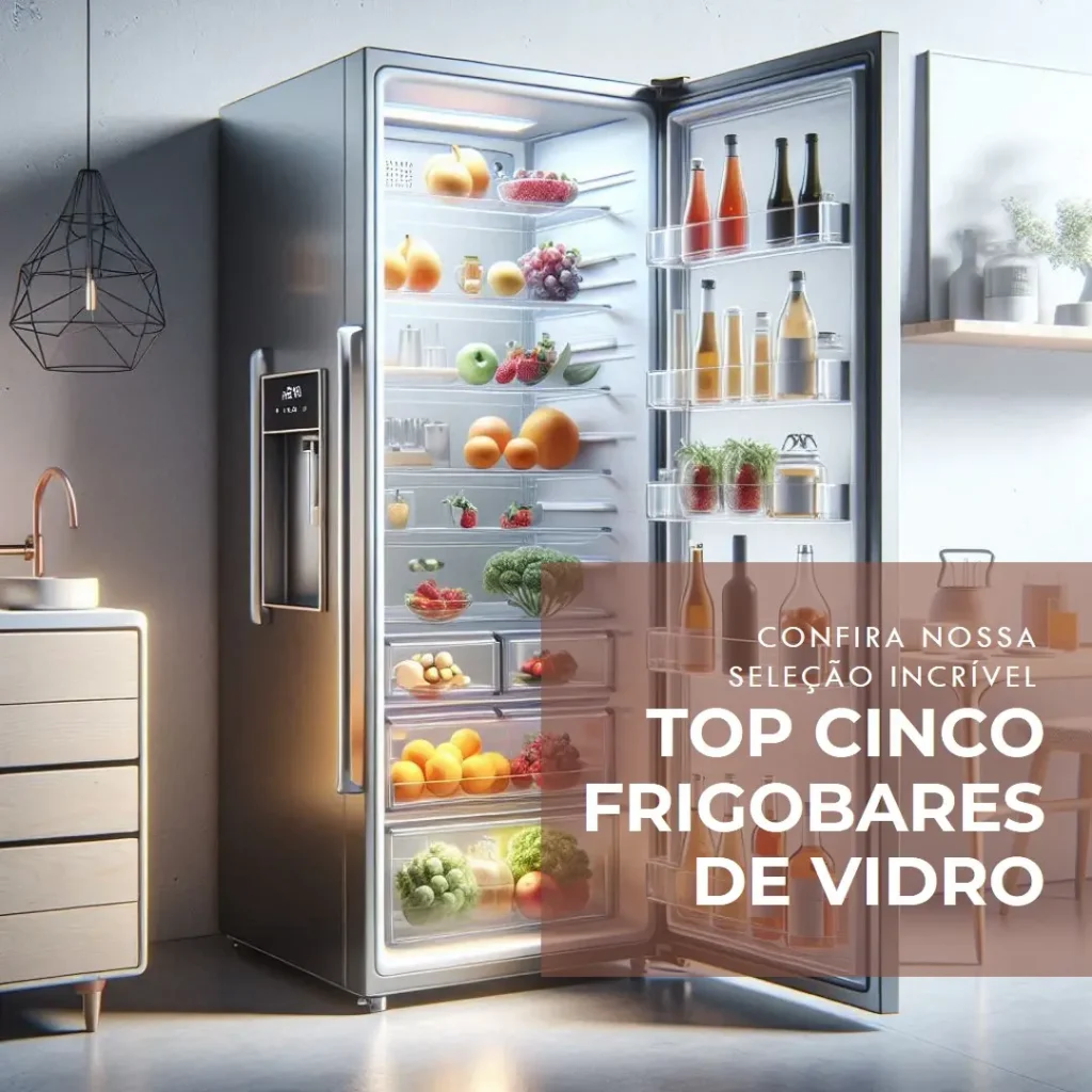 Top Cinco Modelos de frigobar com porta de vidro