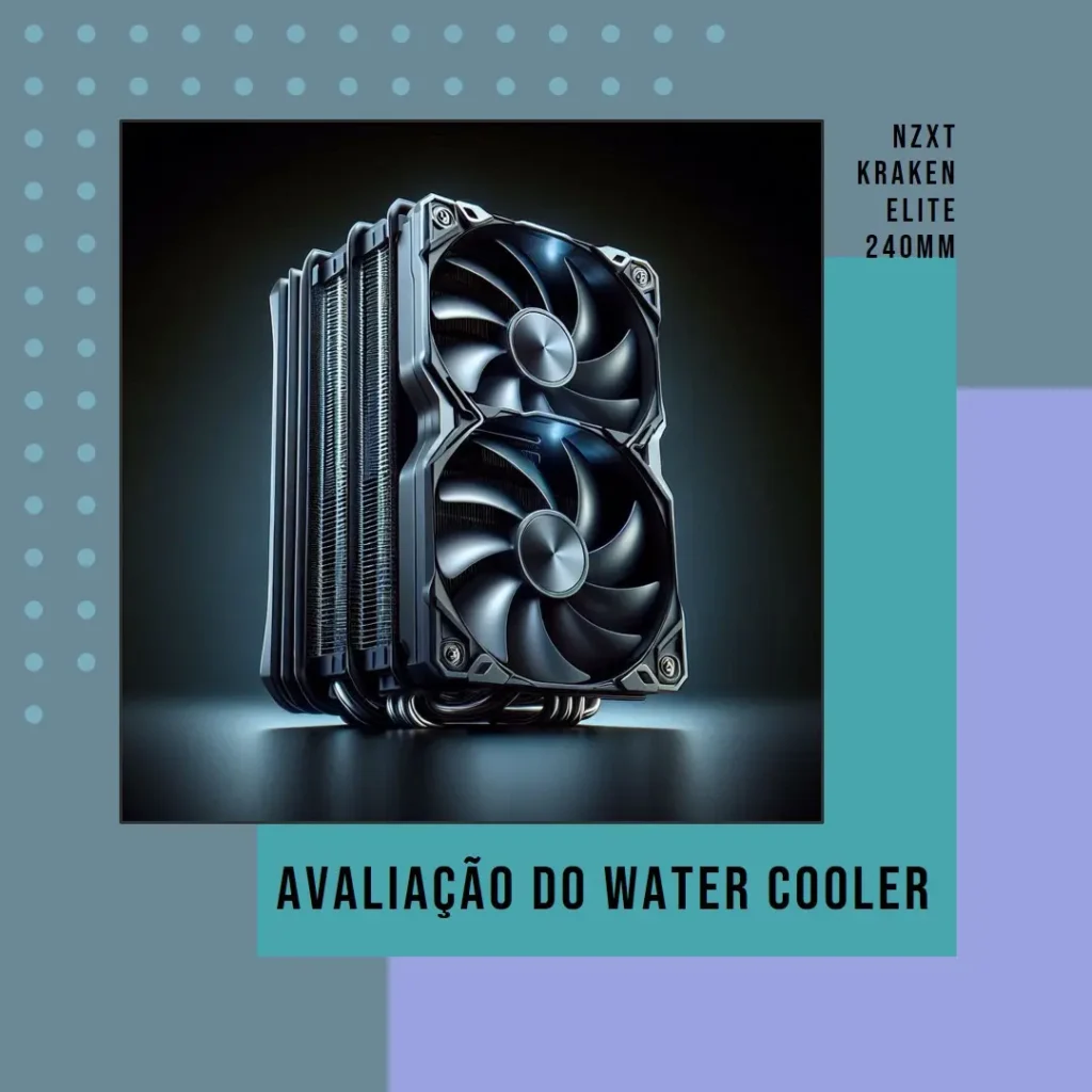 Water Cooler NZXT Kraken Elite 240mm com Display e Radiator Fans