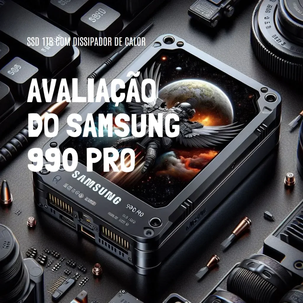 Samsung 990 PRO SSD 1TB PCIe 4.0 M.2 com Dissipador
