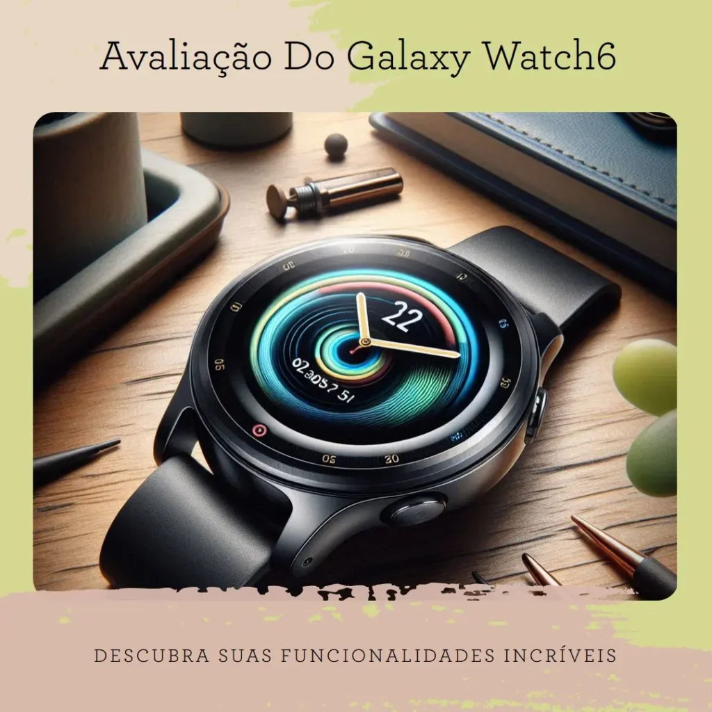 Samsung Galaxy Watch6 Classic LTE 43mm com Tela AMOLED