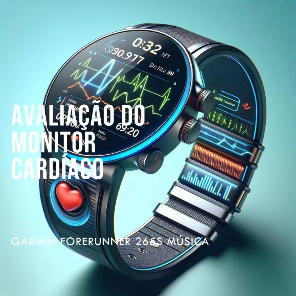 Monitor Cardíaco de Pulso com GPS Garmin Forerunner 265S Music