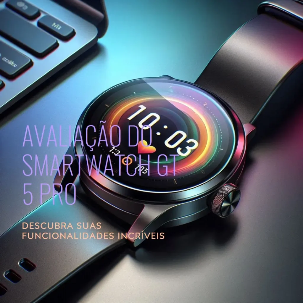 SmartWatch HUAWEI GT 5 PRO 46mm: Tela AMOLED, GPS, Compatível com iOS e Android