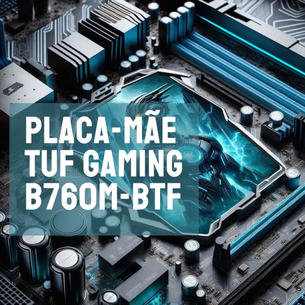 Placa-mãe TUF Gaming B760M-BTF WiFi Intel B760: Alta performance e durabilidade