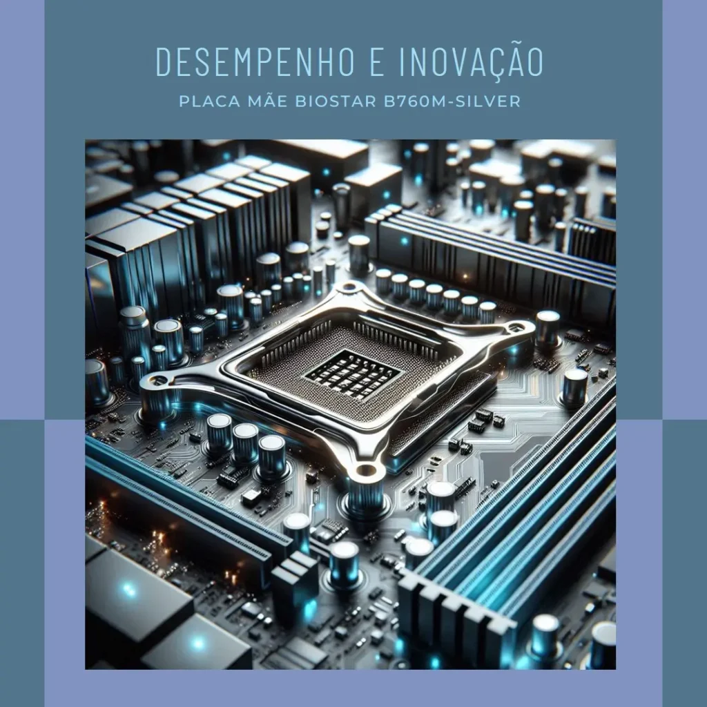 Placa Mãe Biostar B760M-Silver LGA1700 DDR5 M.2: Desempenho e Inovação para seu PC