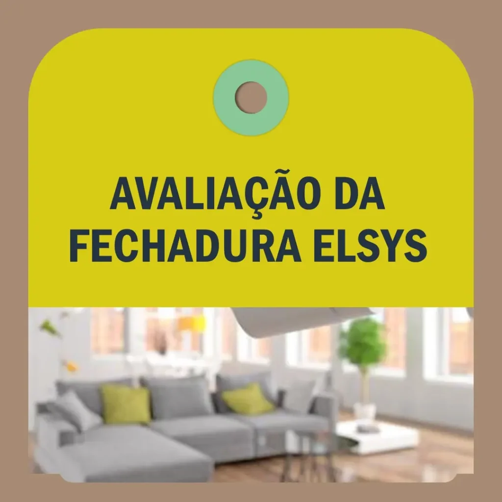Fechadura Digital de Embutir Wi-Fi com Biometria Elsys SAX
