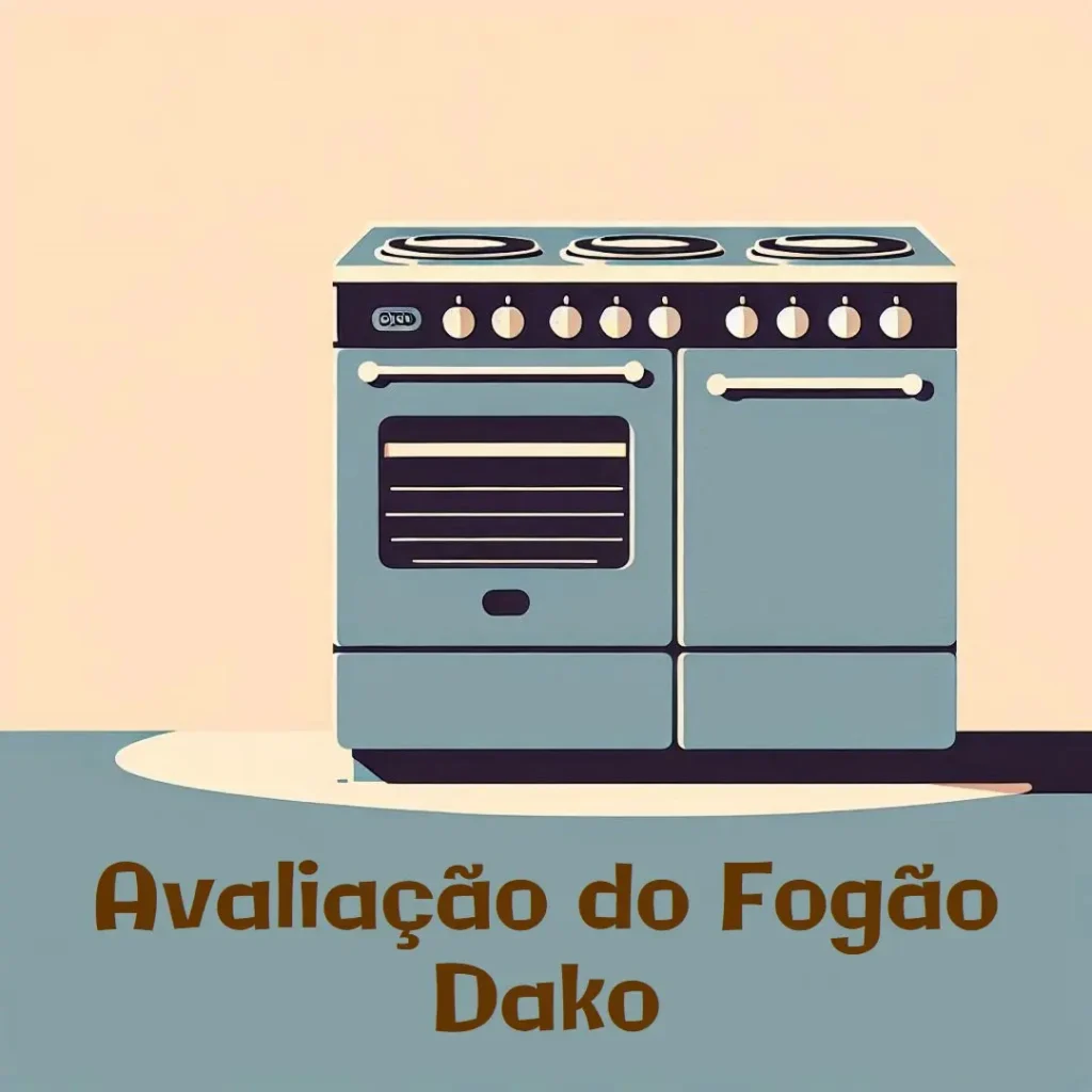 Fogão 4 Bocas Dako Diplomata com Mesa de Vidro Bivolt