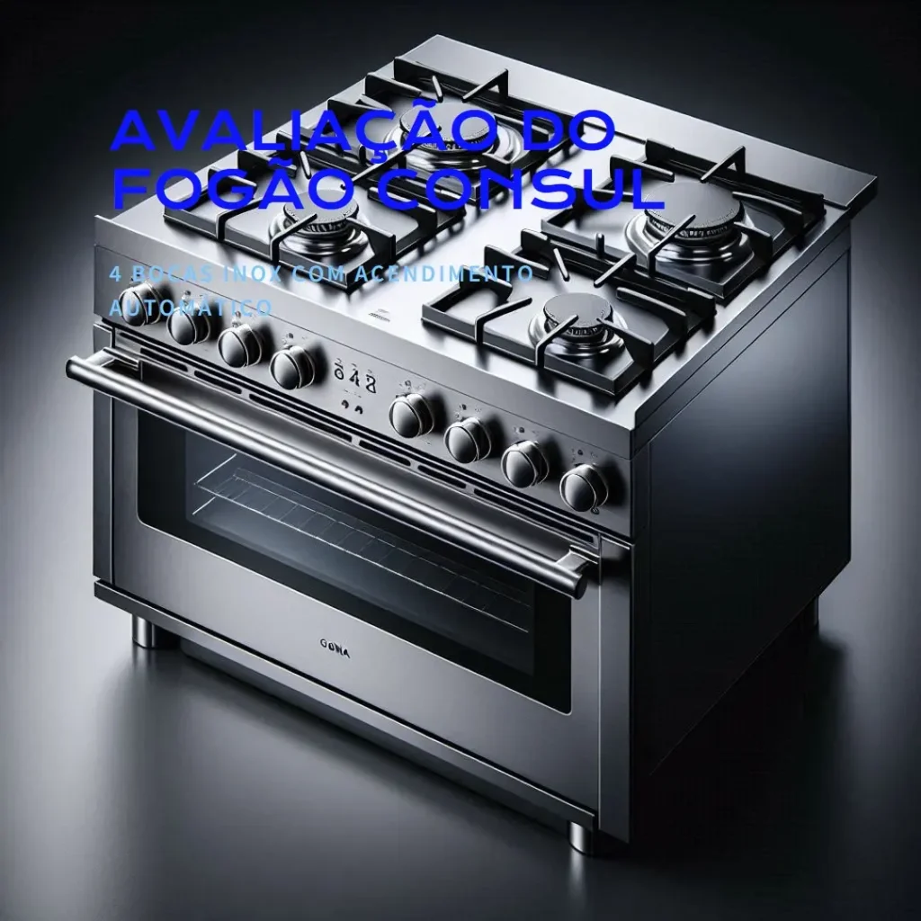Fogão Consul 4 Bocas Inox com Acendimento Automático