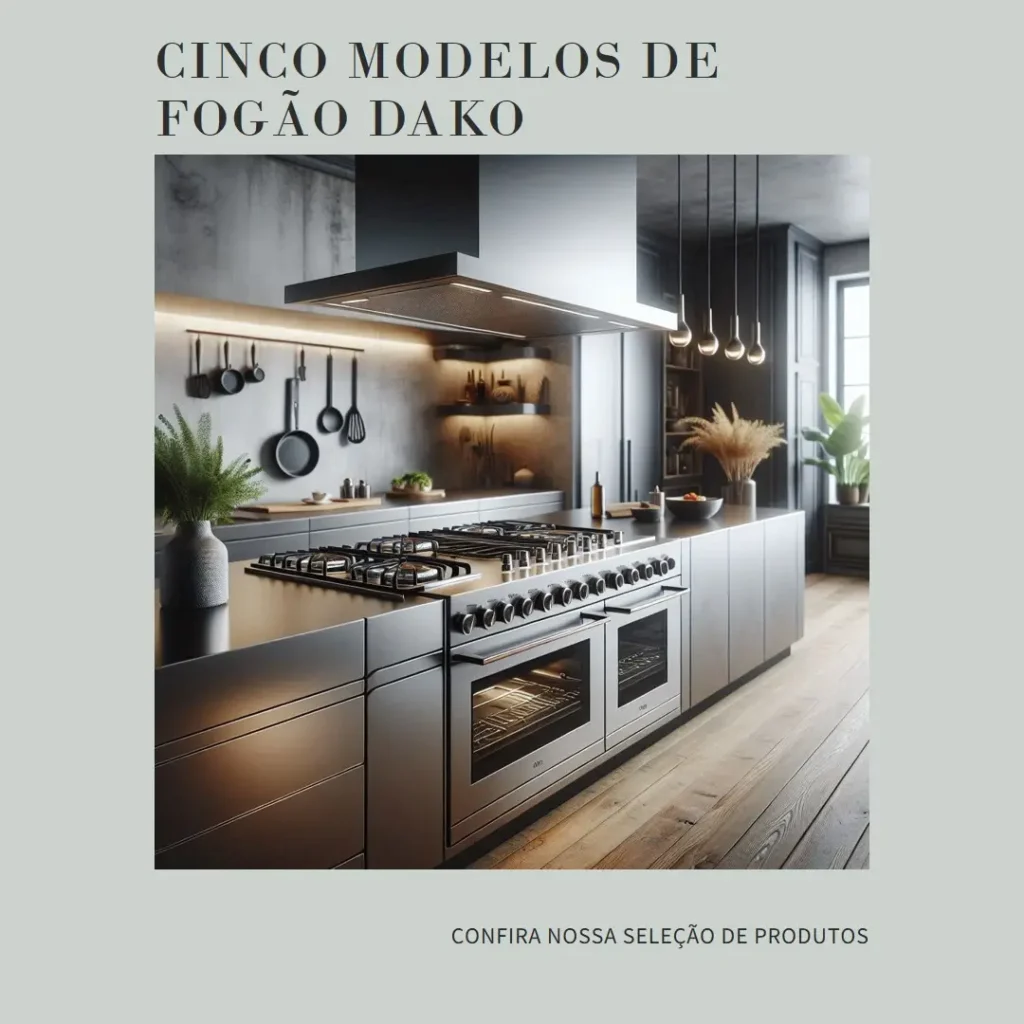 Cinco Principais Modelos de fogão 6 bocas Dako