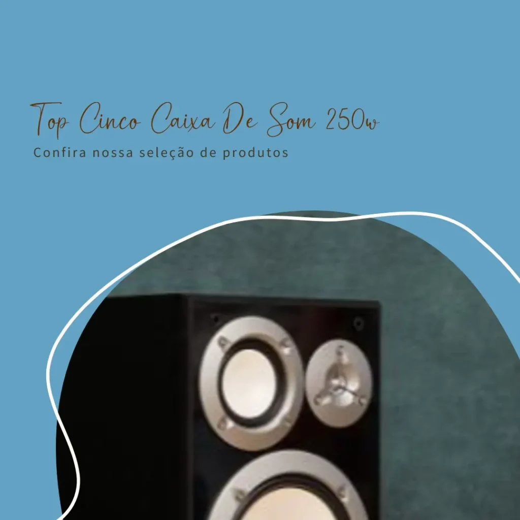 Top Cinco Caixa de som 250w Mondial