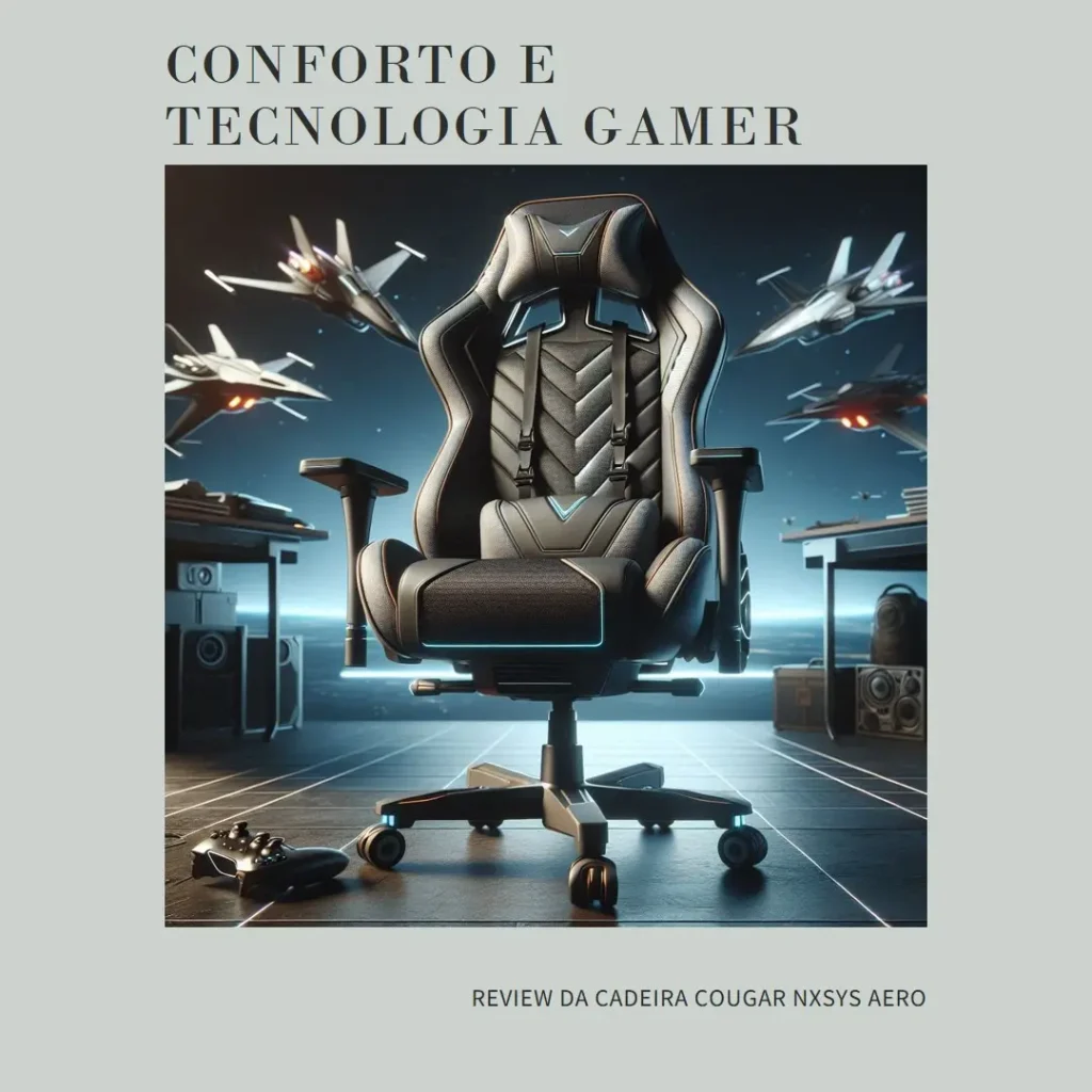 COUGAR Nxsys Aero: Conforto e Tecnologia em uma Cadeira Gamer