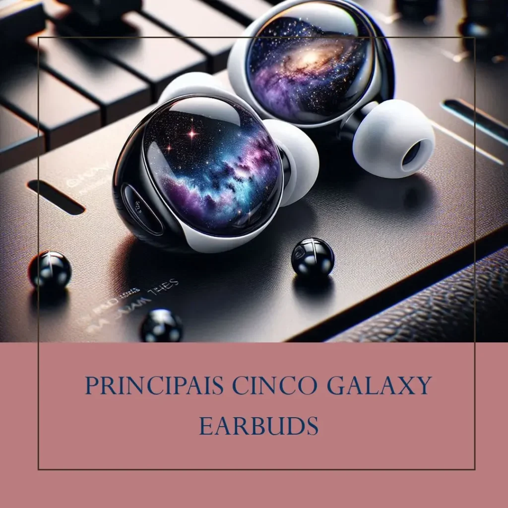 Principais Cinco Galaxy earbuds