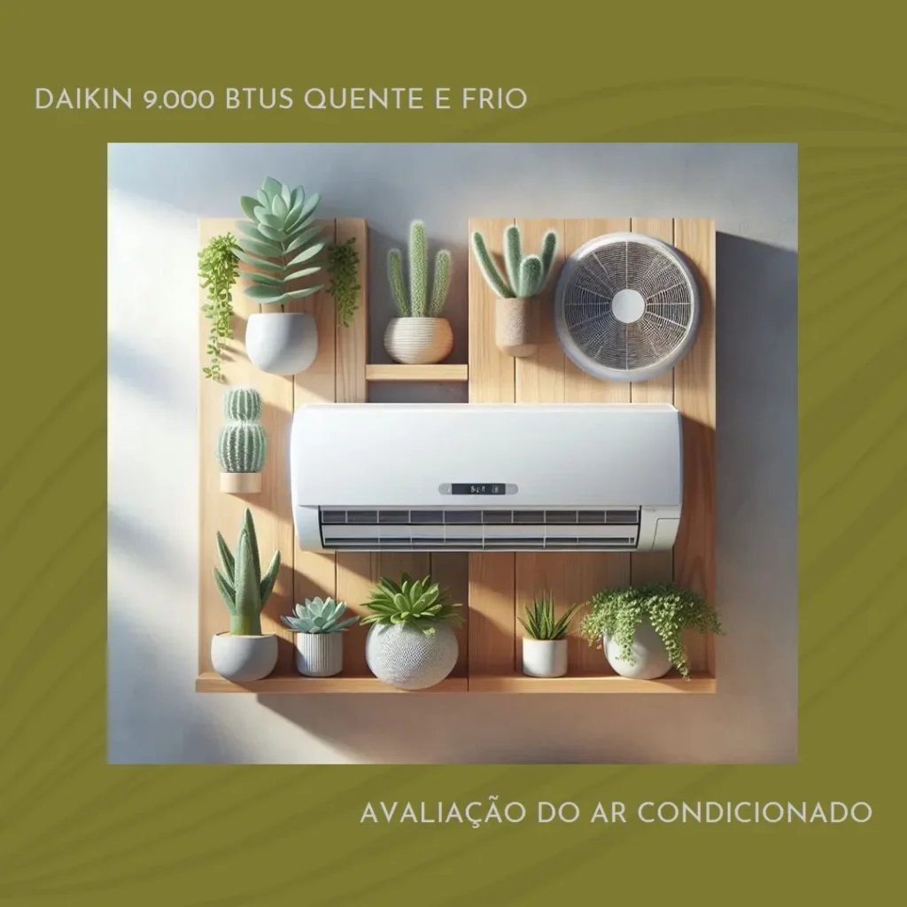Ar Condicionado Split Hi Wall Inverter Daikin 9.000 BTUs Quente e Frio