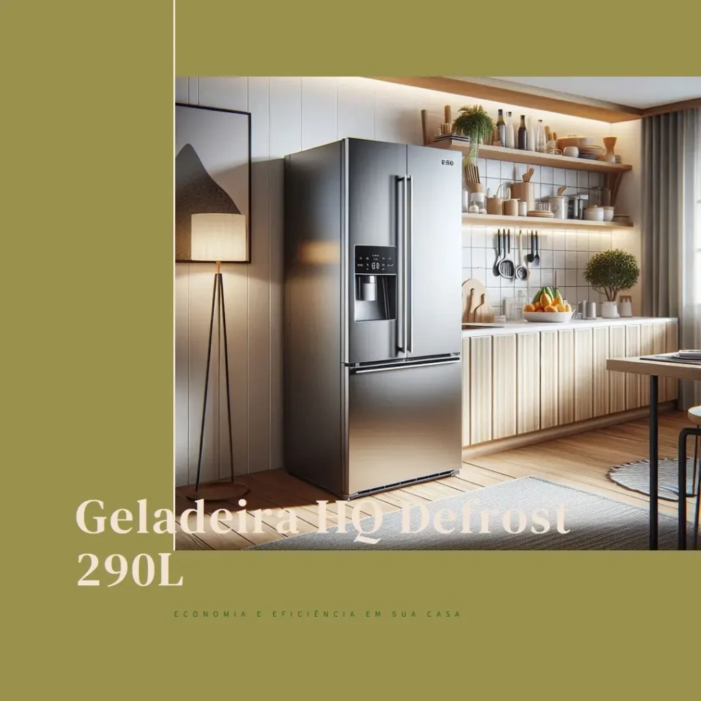 Geladeira HQ Defrost 290L: Economia e Eficiência