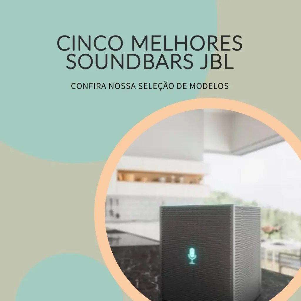 Cinco Melhores Modelos de soundbar JBL bar 1000 7.1 surround dolby atmos 440w rms