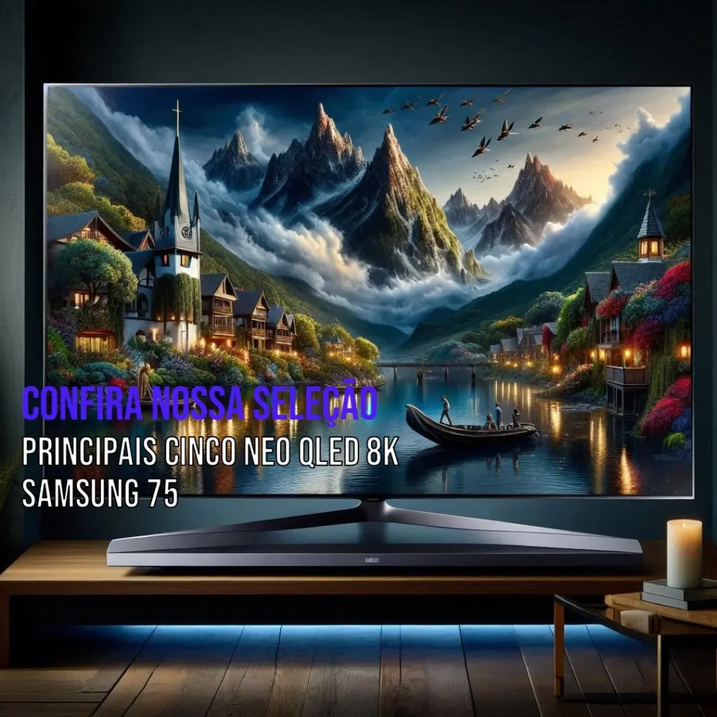 Principais Cinco NEO QLED 8k Samsung 75