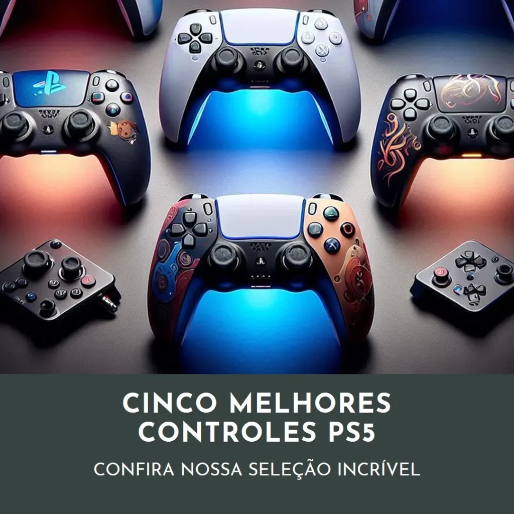Cinco Melhores Modelos de controle PS5 edicao 30 anos