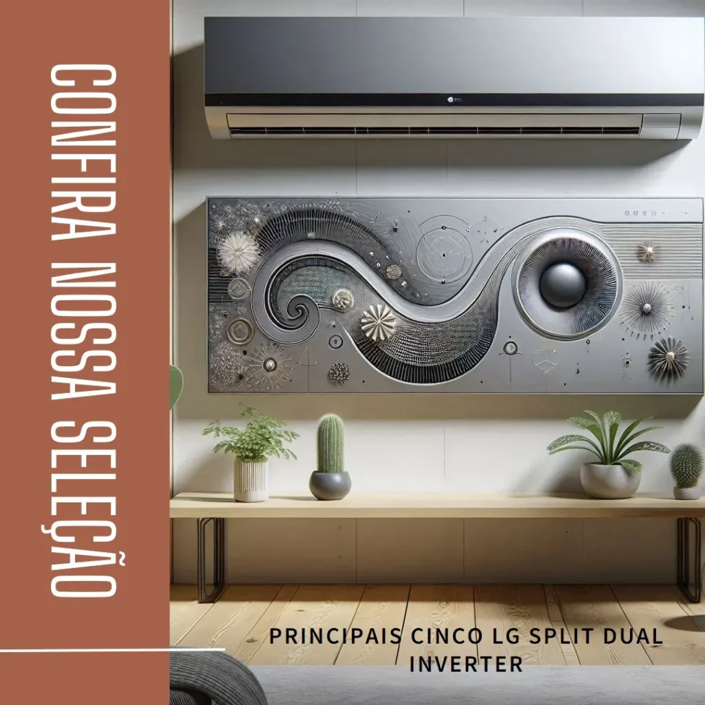 Principais Cinco LG split dual inverter voice 18000 btus frio 220v