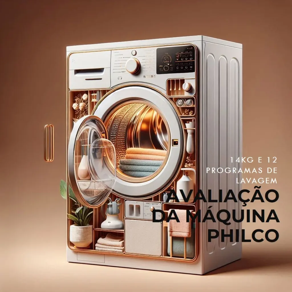 Máquina de Lavar Philco PLR14B 14kg com 12 Programas