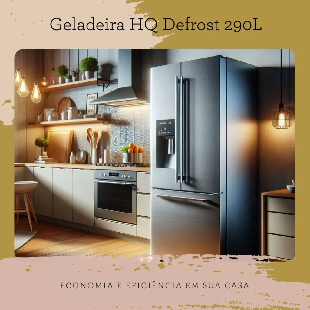Geladeira HQ Defrost 290L: Economia e Eficiência