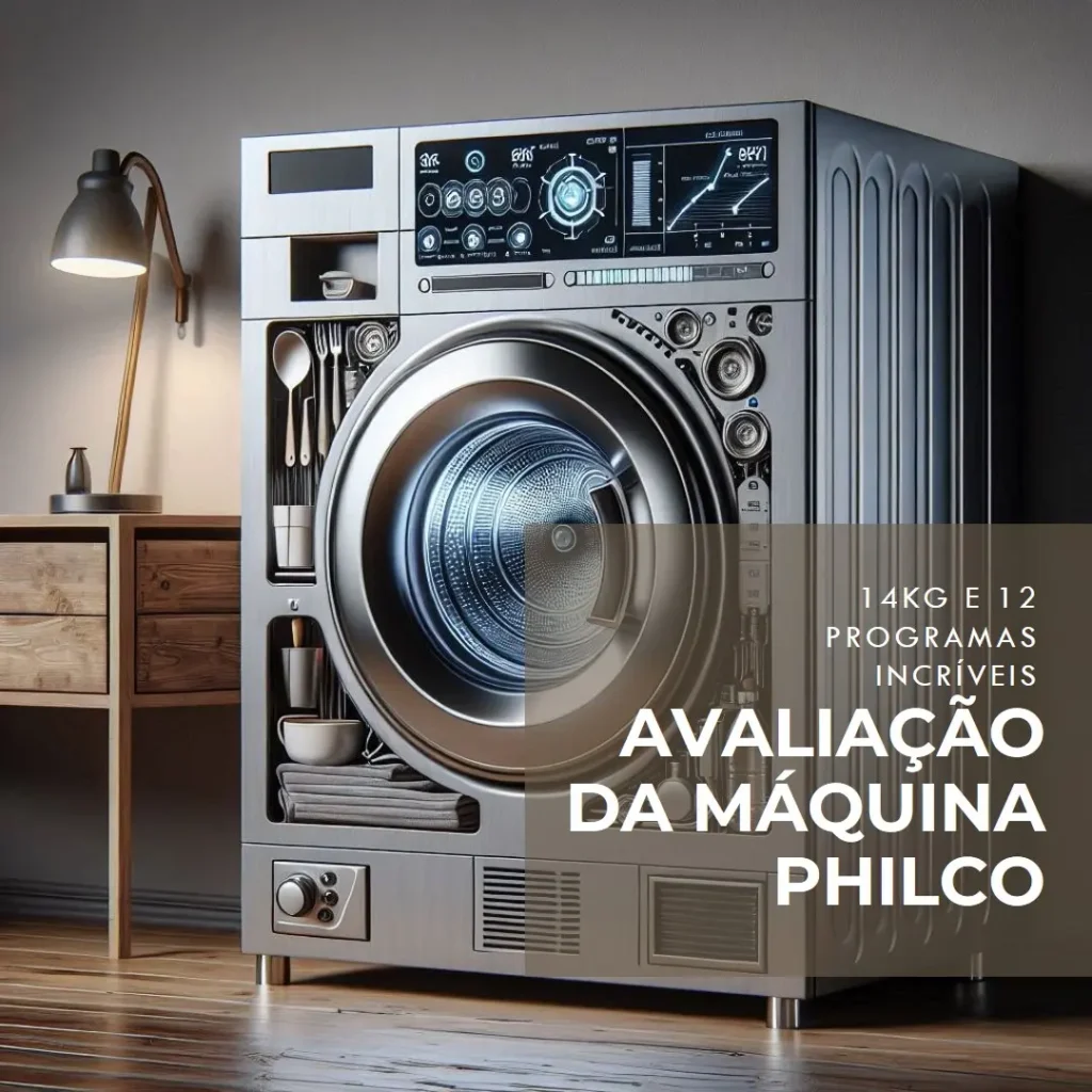 Máquina de Lavar Philco 14kg com 12 Programas