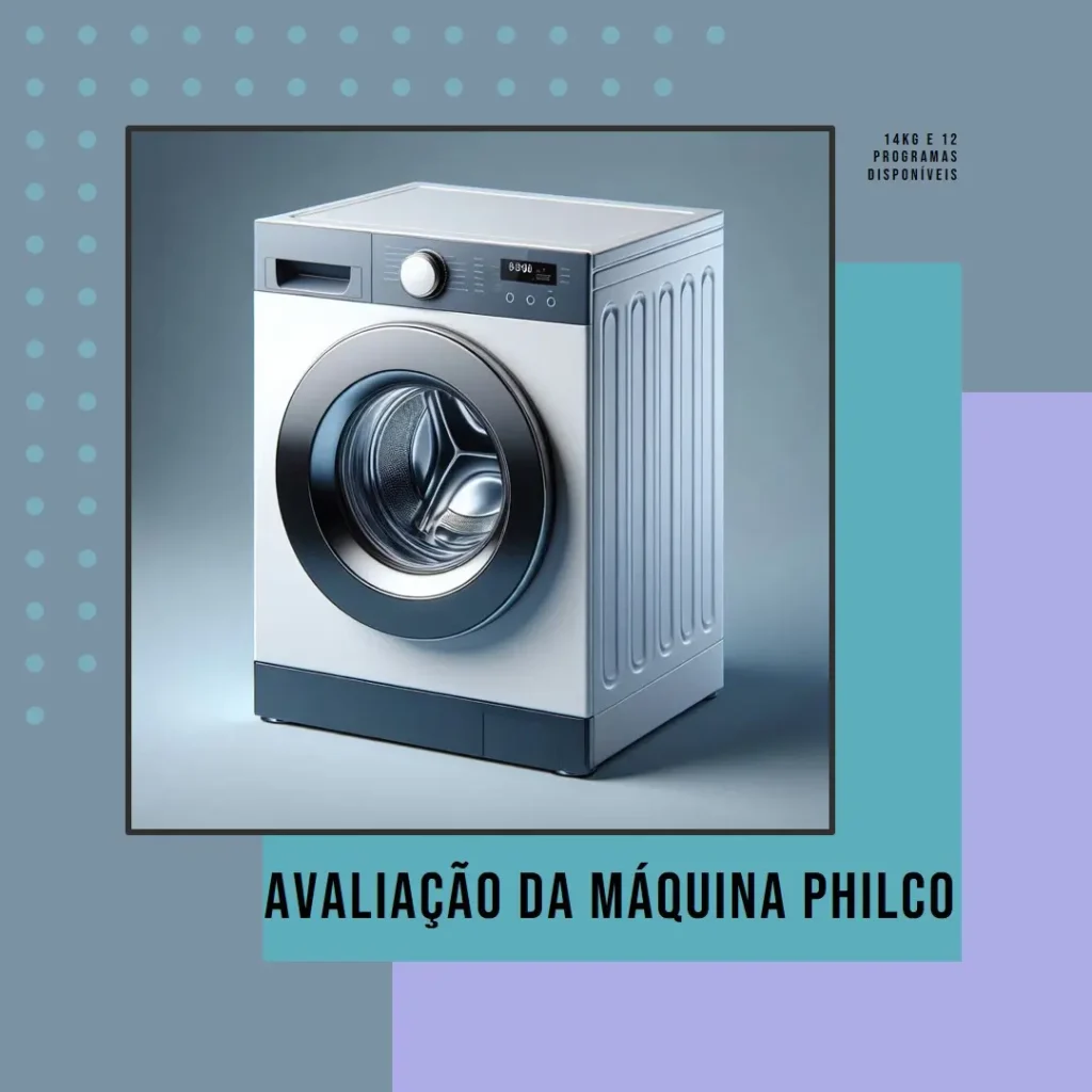 Máquina de Lavar Philco PLR14A 14Kg com 12 Programas